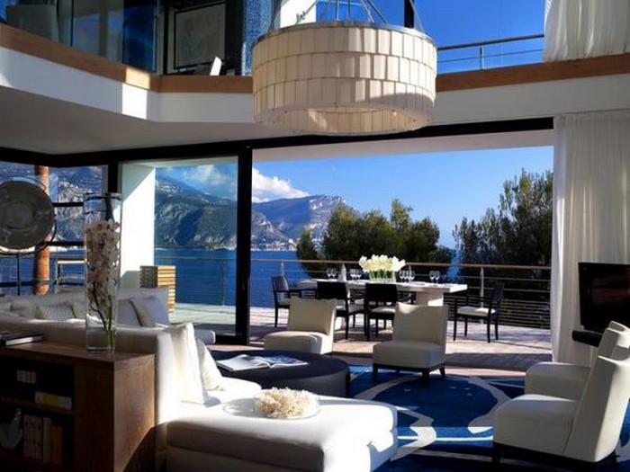 別墅設(shè)計(jì)的全景塞浦路斯海岸別墅