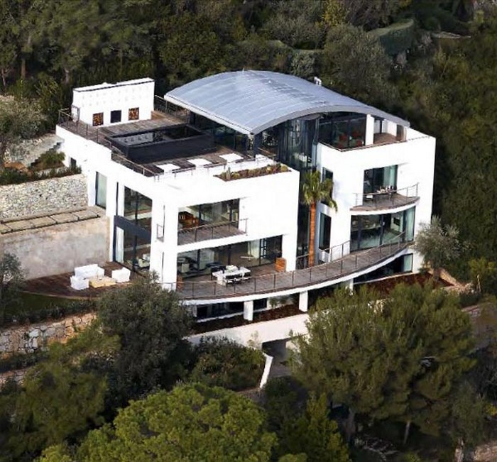 別墅設(shè)計(jì)的全景塞浦路斯海岸別墅